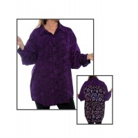 Prism Purple COMBO Long Sleeve Big Shirt 